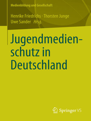 cover image of Jugendmedienschutz in Deutschland